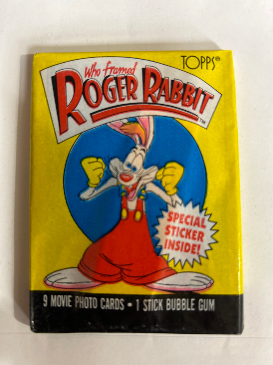Cartes Who framed Roger Rabbit 1987 Topps – Zardwin