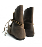 Bottes en cuir viking "Joar" Brun