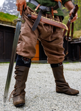 Culotte en lin Viking "Wodan" Marron